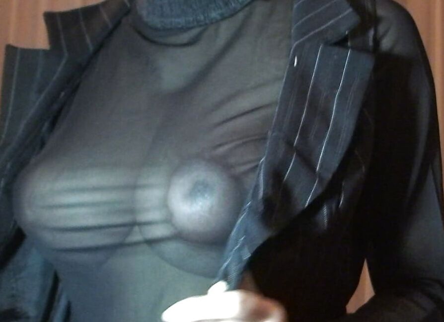 nipples through tops