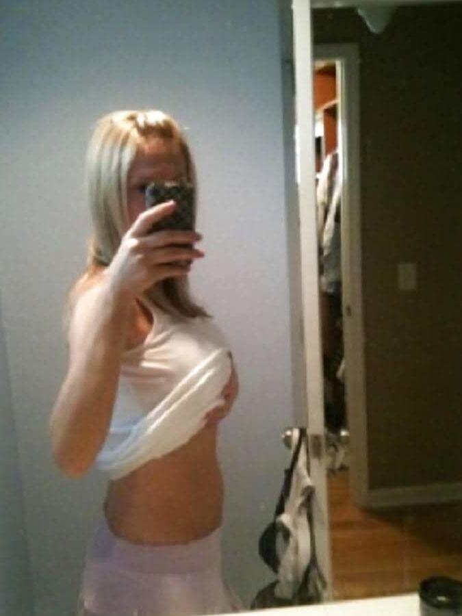 sexy amateur busty blonde MILF wife