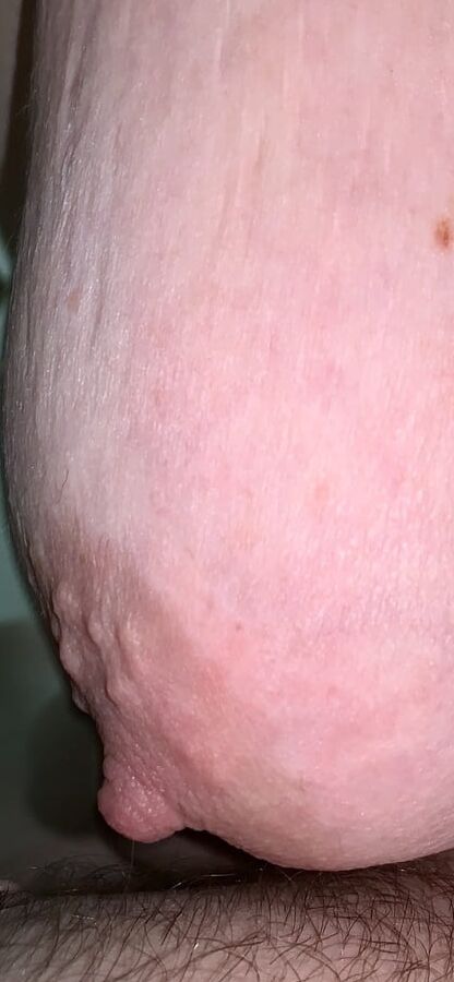 Mature wife saggy tits!!