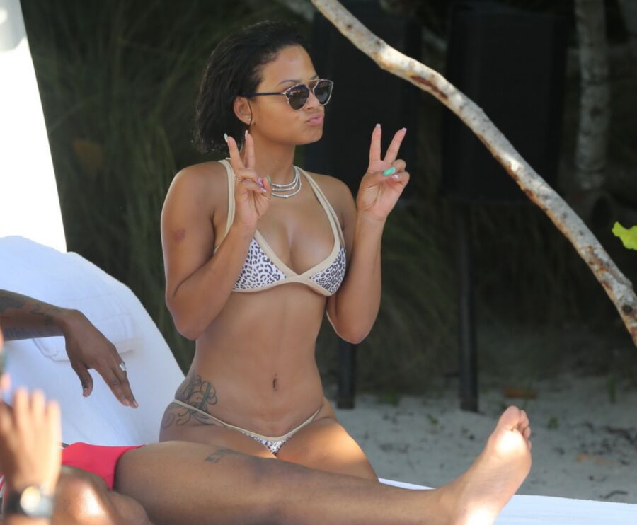 Christina Milian selfie seethrough feb