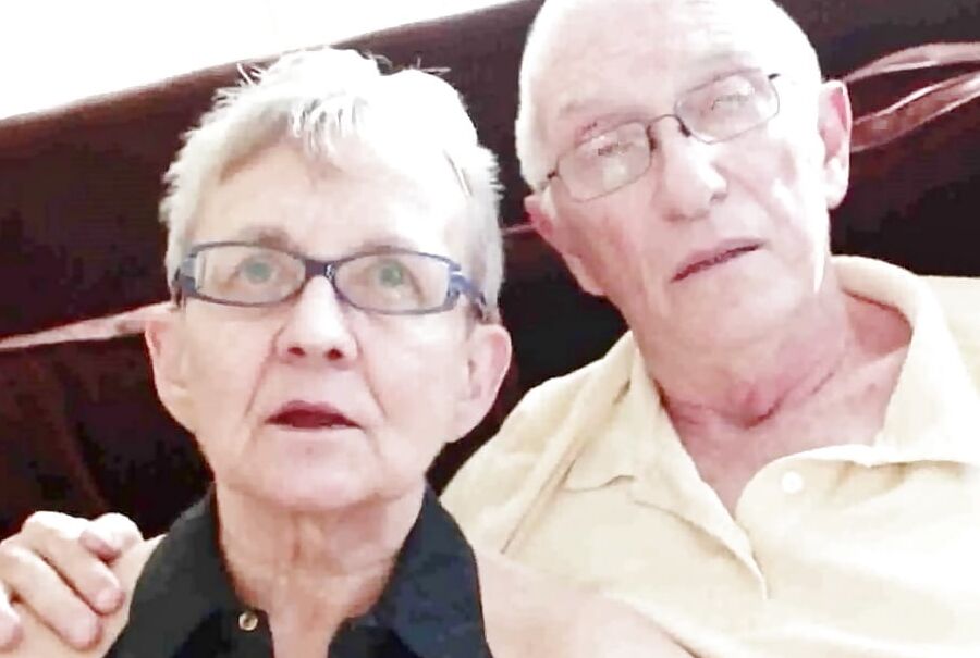 old bitch and her husband cuckold