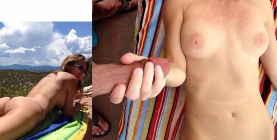 Sexy slim blonde MILF wife Kate to enjoy and repost