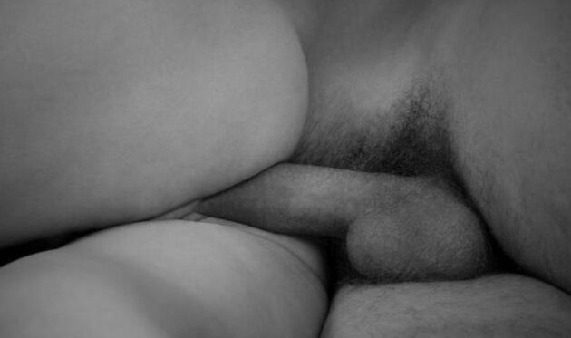 black and white