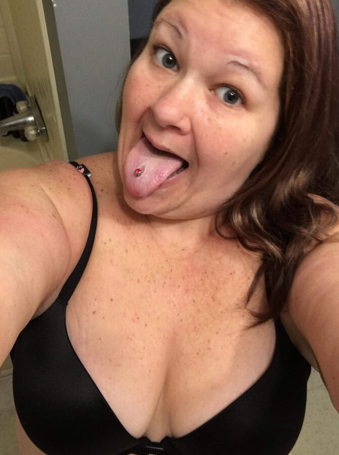 trying on some new bras