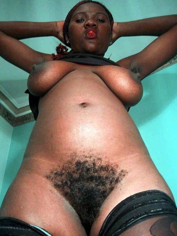 Wide range of natural hairy black sluts