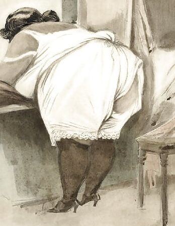 horny big granny drawing
