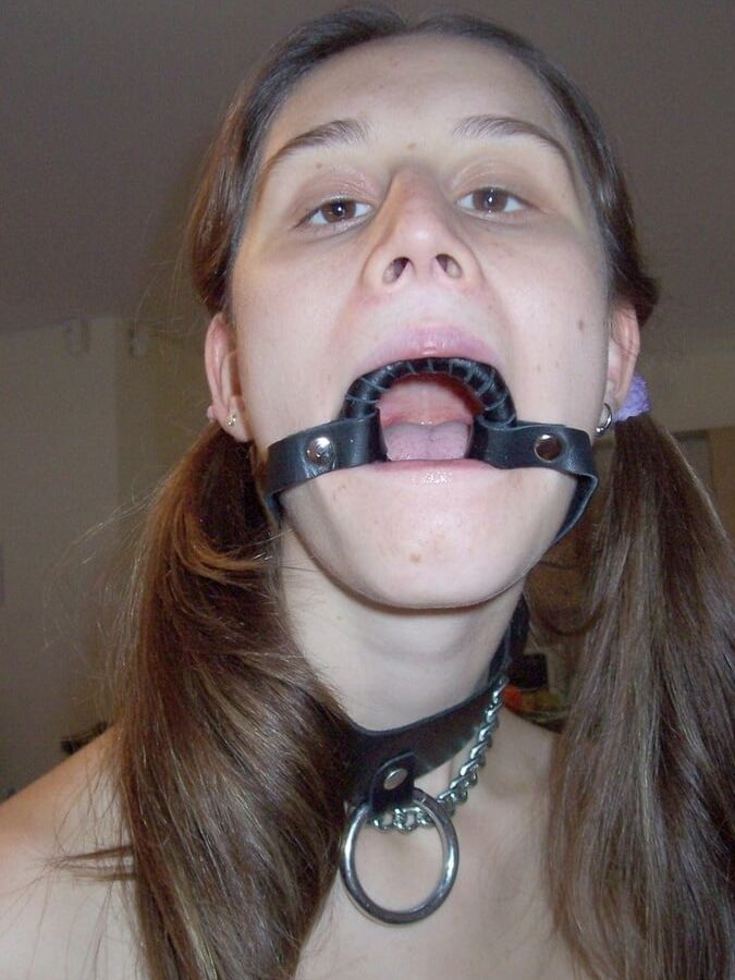 Girls in gag