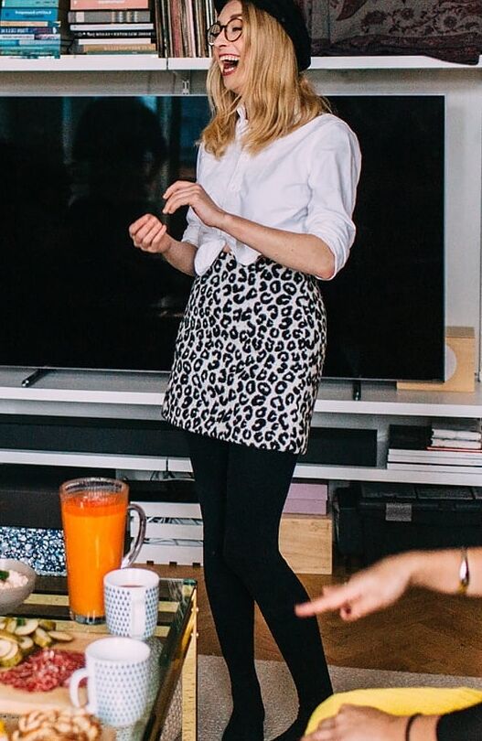 Cute Blonde GF in Tights (Pantyhose)