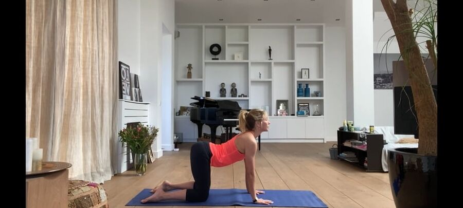 Dutch milf Wendy van Dijk yoga