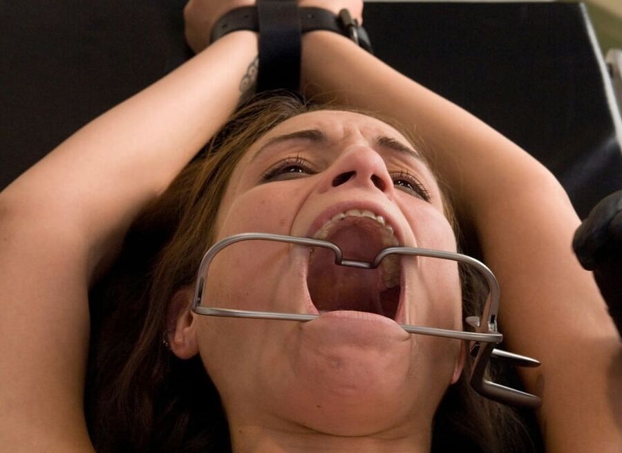 Girls in gag