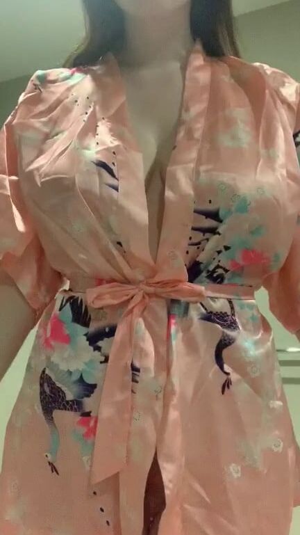I love the feel of silk
