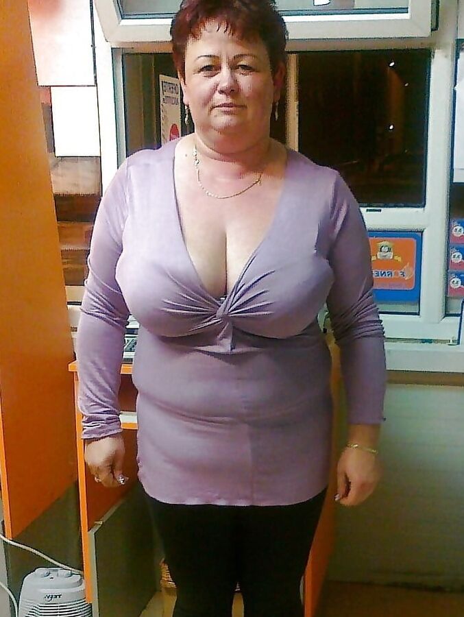 Clothed Mature - Big Boobs