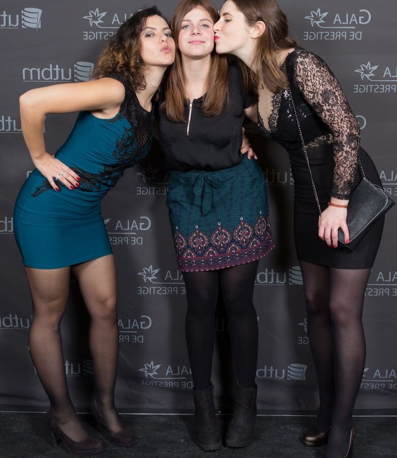 Gala Event Girls in Pantyhose