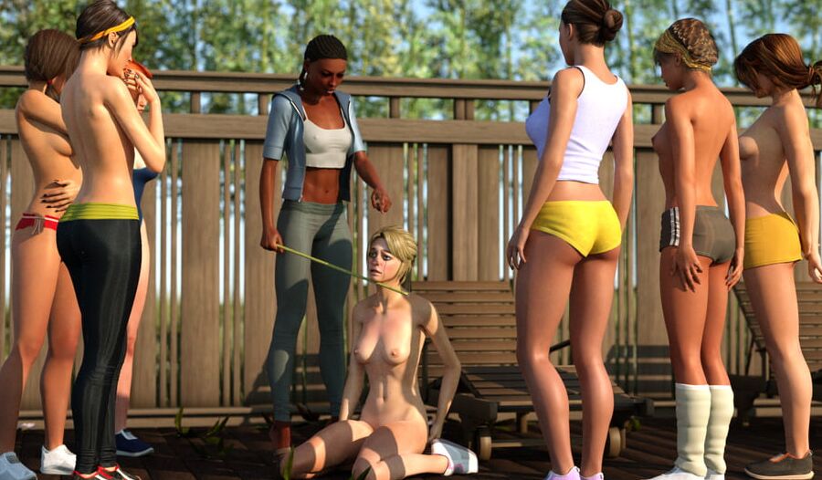 Interracial comic BDSM d