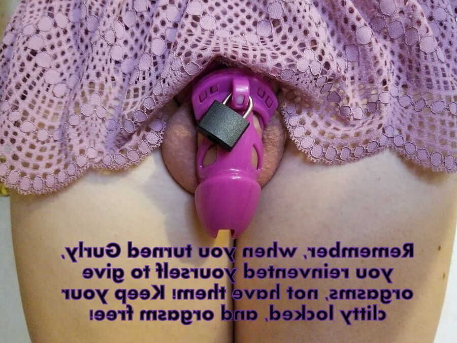 Chastity captions I made....