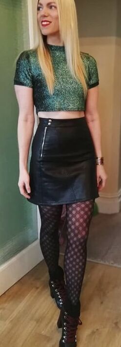 Lust for Leather &amp; Pantyhos- Rachel White