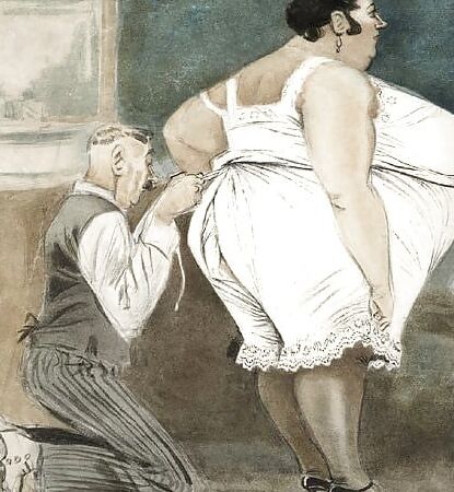 horny big granny drawing