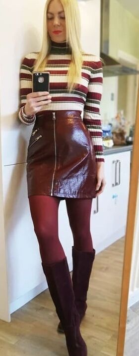 Lust for Leather &amp; Pantyhos- Rachel White