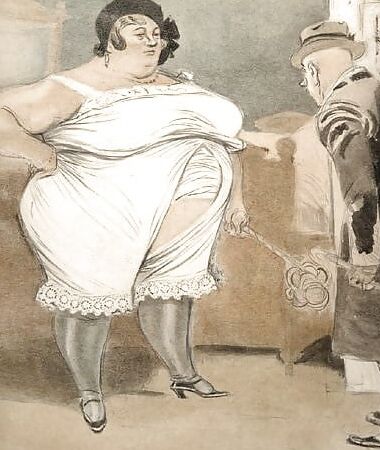 horny big granny drawing
