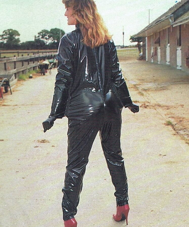 Retro Vintage Leather Latex Rubber