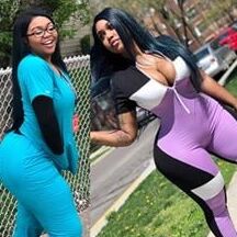 Beautiful black booty from web