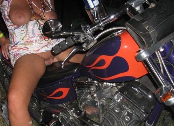 Sexy ladies on two wheels