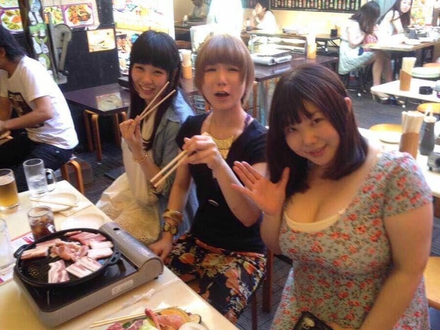 Clothed huge tits Japanese