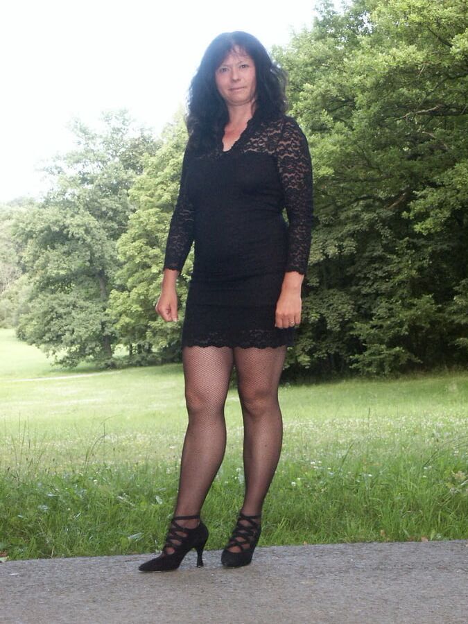 Geile Stute im Freien