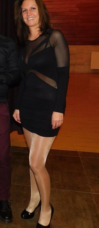 Wedding Guests in Pantyhose