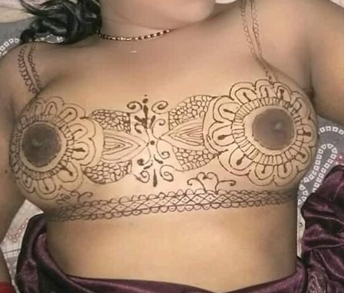 New desi mehndi girl and wife