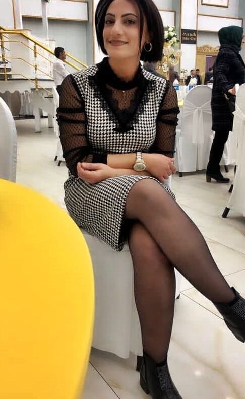 Milf jean socks nylon skirt naylon olgun turk sexy turkish
