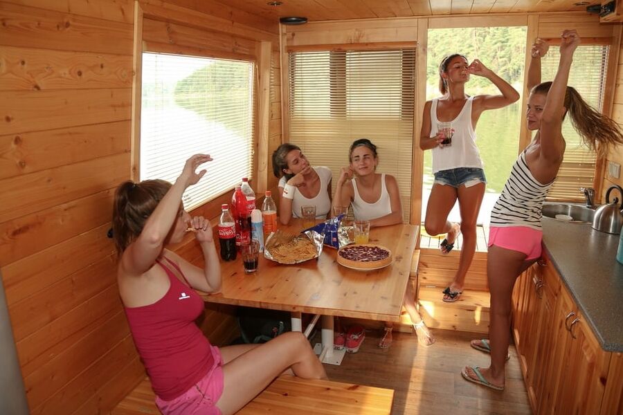 Farewell Party Ends Up In Lesbian Orgy