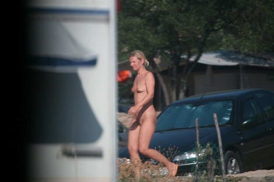 Naked Nudists and Voyeur in Fkk Resort
