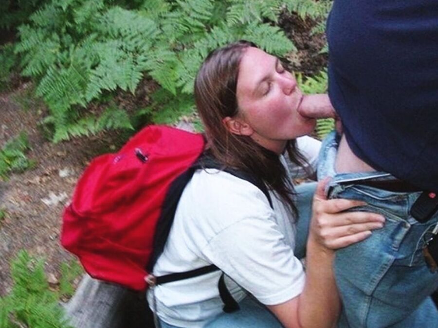 Hiking blowjobs