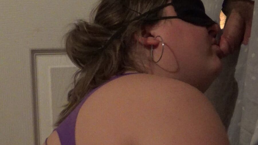 Bbw cuckold wife st glory hole try