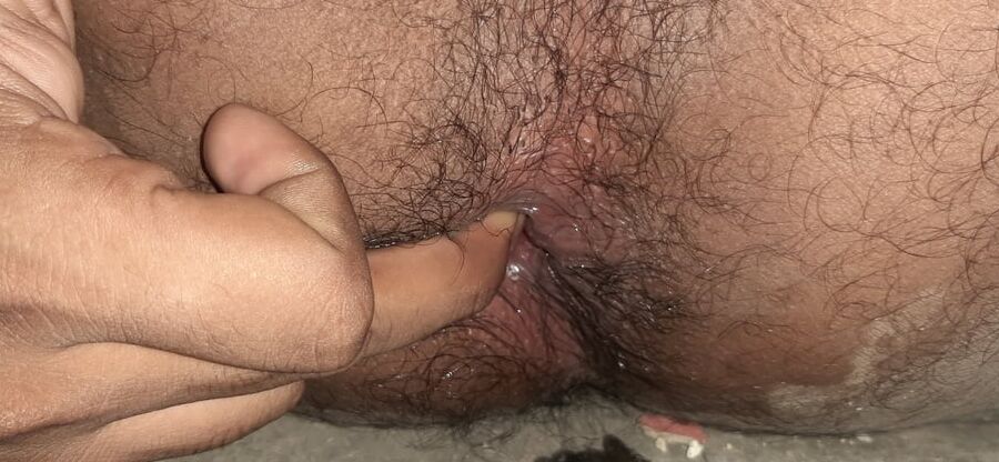 Hairy ass
