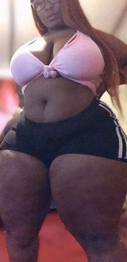 American mega pear chunky big hip bbw