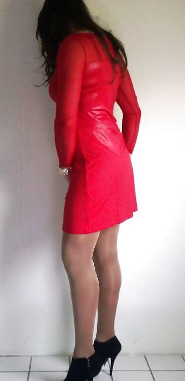 New dress red