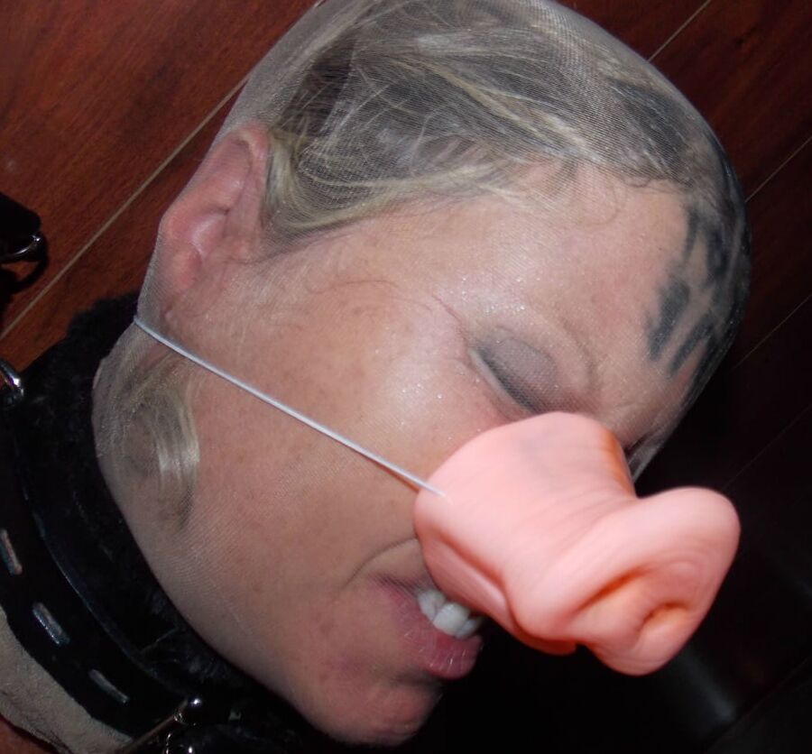 Pantyhosed Maksed Pig