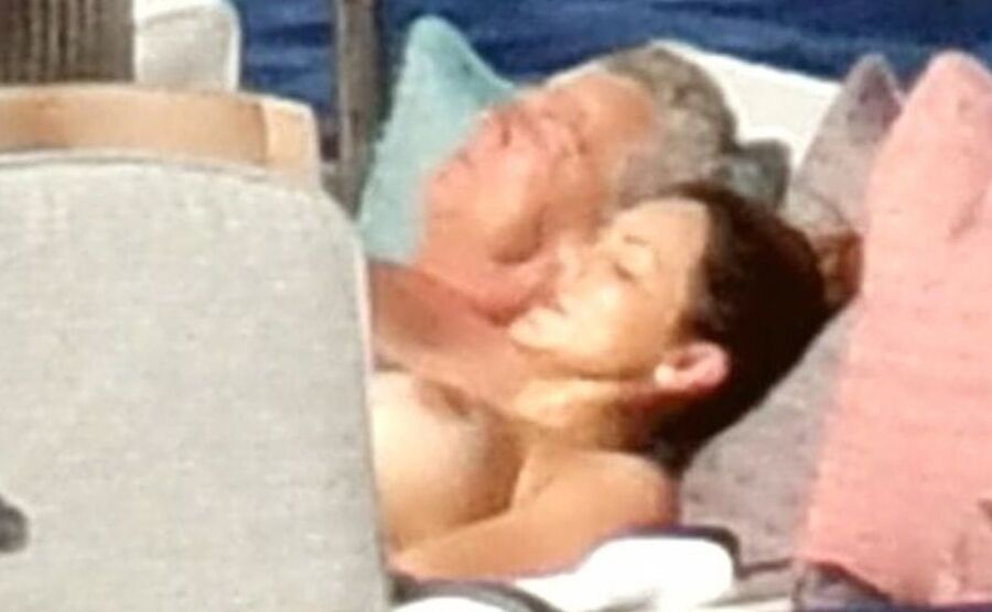 Katharine McPhee topless Capri jul