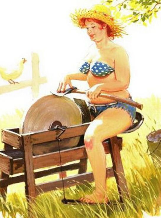 Plus-Size Pin-Up Hilda