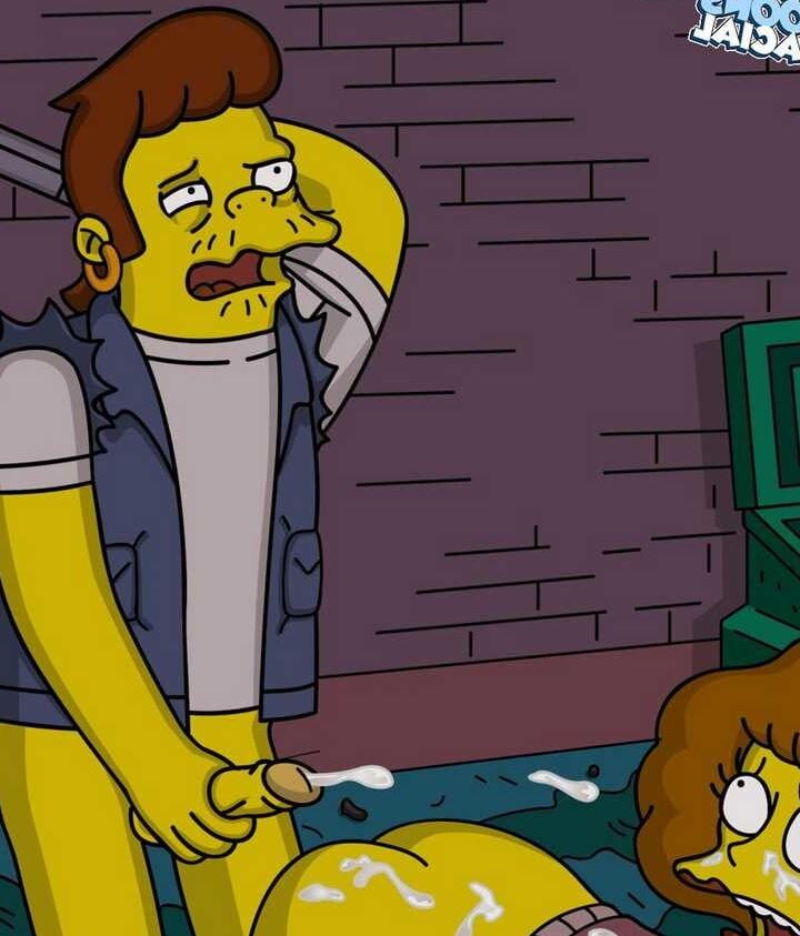 The simpsons and cartoon