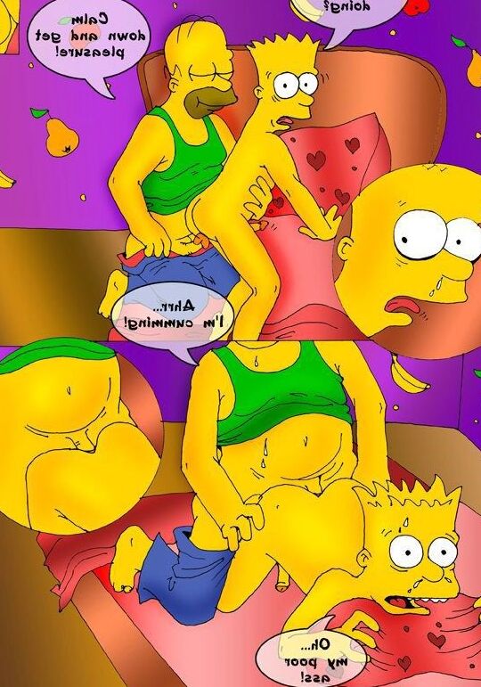 The simpsons and cartoon