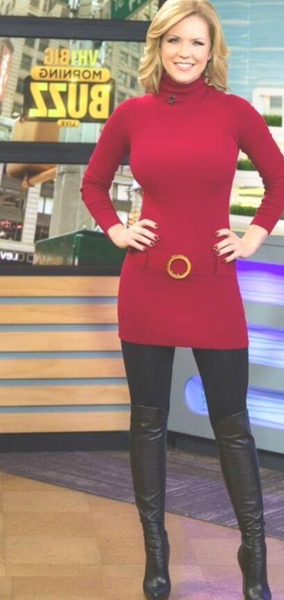 Female Celebrity Boots &amp; Leather - Carrie Keegan