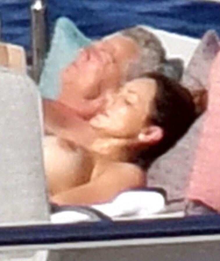Katharine McPhee topless Capri jul