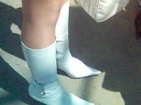 Anoter one good friends pantyhose and heels