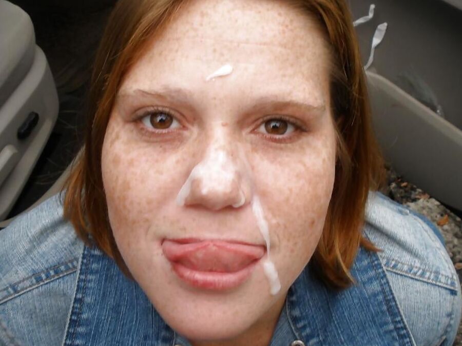 fat girl loves cum taste