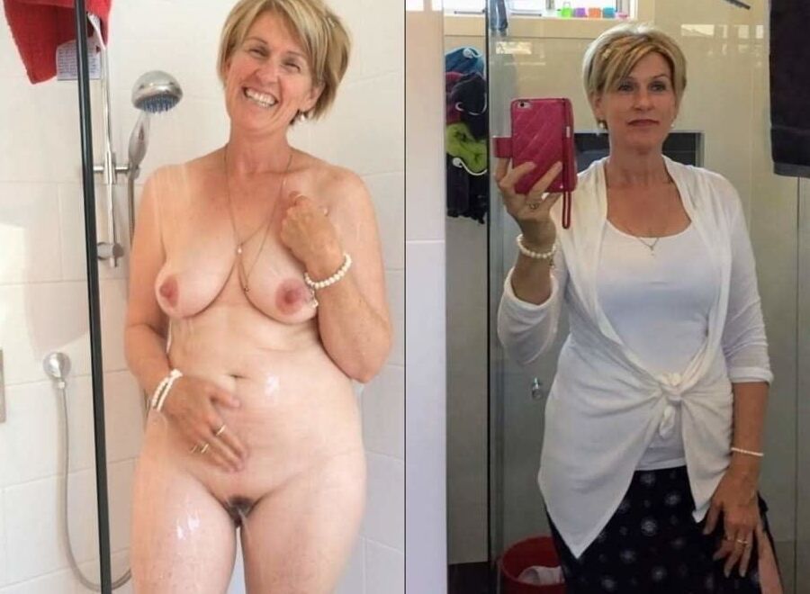 Grannies and matures naked in red