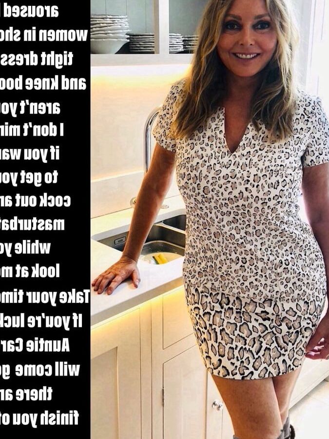 Carol Vorderman captions