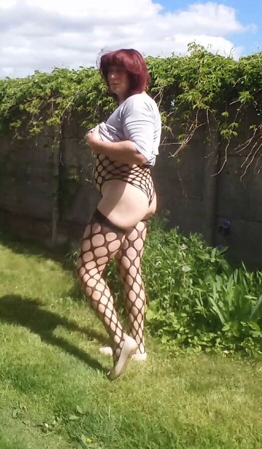 Margo in the country with friends